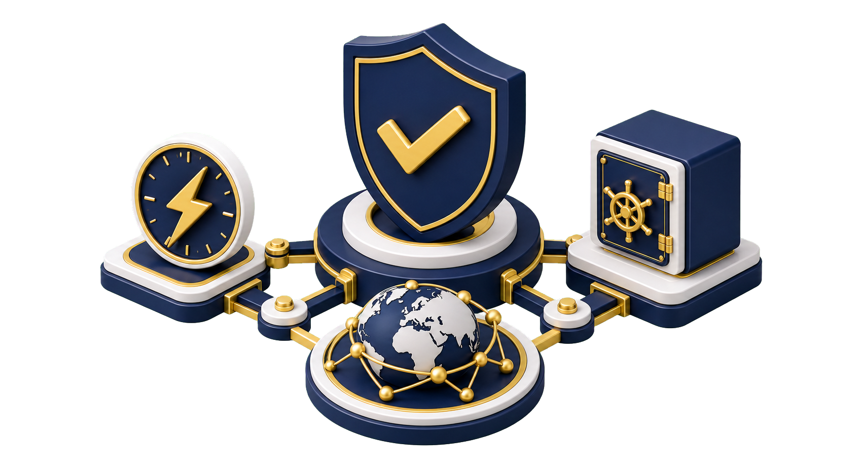 A secure global trading ecosystem with fast execution, protected funds, and worldwide access